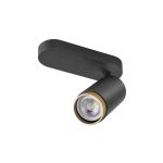SLV Grip! Aluminium Faretti Nero | Adatto per 1x GU10