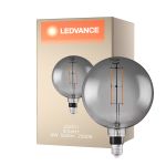 Ledvance Smart+ E27 Globe Classic Filamento Vetro smoky 6W 430lm - 825 Bianco Molto Caldo | Dimmerabile - Sostitutiva 40W