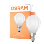 Osram LED Classic LED E14 Pera Filamento Ghiaccio 1.2W 255lm - 840 Bianco Freddo | Sostitutiva 25W