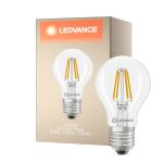 Ledvance Classic LED E27 Pera Filamento Chiara 3.4W 470lm - 827 Bianco Molto Caldo | Dimmerabile - Sostitutiva 40W
