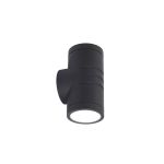 Ansell Luce Da Parete Reef Nero Up & Down - Esterni - 10W 885lm 90D - 830-840-860 CCT | IP65