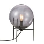 Nordlux Lampada Da Tavolo Alton 20 Vetro e Metallo Nero | Adatto per 1x E14