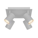 Nordlux Frida 4-Faretti Metallo Bianca | Adatto per 4x GU10
