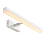 Nordlux Otis 60 Luce Da Parete Aluminium Bianca 17W 1650lm - 930 Luce Calda -  | IP44 Miglior Resa Cromatica - 3Step Dimmerabile