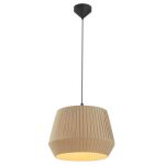 Nordlux Dicte 40 Luce Pendente Tessuto Beige| Adatto per 1x E27