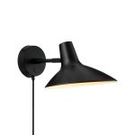 DFTP by Nordlux Darci Short Luce Da Parete Metallo Nero | Adatto per E14
