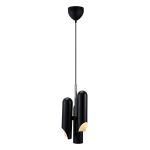 DFTP by Nordlux Rochelle Luce Pendente Metallo Nero | 207mm - Adatto per 3x GU10