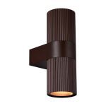Nordlux Kyklop Luce Da Parete Aluminium Arrugginito  Up & Down | Adatto per 2x GU10