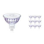 Confezione Multipack 10x Philips Corepro LED Faretti GU5.3 MR16 7W 621lm 36D - 827 Bianco Molto Caldo | Sostitutiva 50W