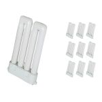 Confezione Multipack 10x Osram Dulux F 24W 840 | Bianco Freddo - 4-Pin