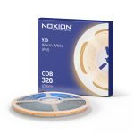 Noxion Strisce LED Naga 5 Metro 24V - 320LEDs/m - COB - 8W/m - 930 Luce Calda -  | 8mm - IP65 - Miglior Resa Cromatica
