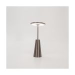 Eglo Lampada Da Tavolo Piccola Acciaio Bronze 2W 270lm - 824-830-840 CCT | IP54 - Touch Dimmerabile - USB-C