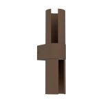 Eglo Luce Da Parete Montelauro Aluminium Arrugginito Up & Down 7W 800lm - 865 Luce Del Giorno | IP65