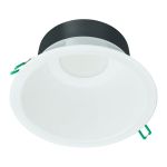 Philips Downlight LED Coreline DN142B Aluminium Bianca 11W 1200lm 60D - 830 Luce Calda | Ritaglio 155mm - IP20 - Bianca Riflettore