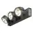 SLV Kalu Triple Parete e Luce da soffitto Aluminium Nero 47W 3400lm - 830 Luce Calda -  | Dimmerabile 