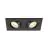 SLV New Tria 155 Faretti Aluminium Nero Piazza | Adatto per 2x GU10 