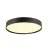 SLV Decona 42 Luce da soffitto Aluminium Nero Il Giro 23W 2680lm - 930-940 CCT | IP44 - Miglior Resa Cromatica - Dimmerabile 
