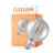 Osram Vintage 1906 LED E27 Globe Filament Smokey 95mm 3.4W 100lm - 818 Extra Warm White
