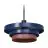 Ledvance LED Luce Pendente Decor Layers Luce Pendente Acciaio Blu | Adatto per 1x E27