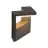 Ansell LED Luce da parete Arco Grafite 11W 468lm - 830 Luce Calda | IP54