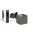 D'Lite Luce Da Parete Elingen Aluminium Nero Up & Down 4.9W 480lm - 830 Luce Calda -  | IP65 - Sensore Di Luce