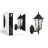 D'Lite Luce Da Parete Helora Nero | IP44 - Adatto per 1x E27