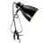 Nordlux Lampada Da Tavolo Cyclone Clamp Metallo Nero | Adatto per 1x E14