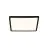 Nordlux LED Luce da soffitto Oja 29 Piazza Nero 14.5W 1600lm - 830-840 CCT | A 3 Livelli Dimmerabile 