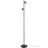Nordlux Omari Lampada da terra Metallo Nero 6.4W 320lm - 827 Bianco Molto Caldo | Touch Dimmerabile