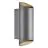 Nordlux Nico Luce Da Parete Aluminium Antracite Up & Down | IP54 - Adatto per 2x GU10
