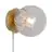 Nordlux Chisell Luce Da Parete Metallo e Vetro Ottone | Adatto per E14