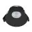 Nordlux Downlight Albric Aluminium Nero 8W 590lm 38D - 927 | 90mm - IP44 - Miglior Resa Cromatica - Dimmerabile