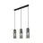 Nordlux Miella 3-Rail Luce Pendente Vetro Smoke | Adatto per 3x E27