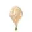 Calex XXL Organic Evo Oro LED E27 Filamento 6W 300lm- 818 Bianco Molto Caldo | Dimmerabile