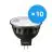 Confezione Multipack 10x Philips Master LED Faretti GU5.3 MR16 7.5W 500lm 24D - 930 Luce Calda | Miglior resa cromatica - Dimmerabile - Sostitutiva 50W