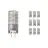 Confezione Multipack 10x Osram Parathom LED Pin GY6.35 3.8W 470lm - 827 Bianco Molto Caldo | Dimmerabile - Sostitutiva 40W