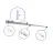 Bright Choice Rail Set 1-Fase 2 Metro Bianca | incl. Tappo Di Chiusura, Connettore di Alimentazione e I-Connettore