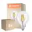 Confezione Multipack 6x Osram LED Superstar E27 Globe G95 Filamento Chiara 11W 1521lm - 927 Bianco Molto Caldo | Miglior Resa Cromatica - Sostitutiva 100W