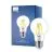 Philips Master LED E27 Pera Filamento Chiara 3.4W 470lm - 922-927 Dim To Warm | Miglior Resa Cromatica - Dimmerabile - Sostitutiva 40W
