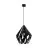 Eglo Luce Pendente Carlton 5 Acciaio Nero | IP20 - Adatto per 1x E27 
