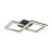 Eglo Luce da soffitto Calliera Acciaio Nero Oro 18.4W 2500lm - 840 Bianco Freddo | IP20 - Dimmerabile 