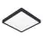 Eglo Luce da soffitto Illuminazione del bagno Fueva 6 Plastica Nero 13W 2100lm - 827-840-865 CCT