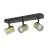 Eglo Luce da soffitto Consuma 1 Acciaio Nero | IP44 - Adatto per 3x GU10 