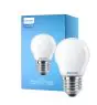 Philips Corepro LED Lustre E27 Sferica Ghiaccio 4.3W 470lm - 827 Bianco Molto Caldo | Sostitutiva 40W