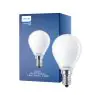 Philips Master Value LED Lustre E14 Sferica Ghiaccio 3.4W 470lm - 927 Bianco Molto Caldo | Miglior resa cromatica - Dimmerabile - Sostitutiva 40W