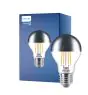 Philips MASTER Value LED Bulbo E27 Pera Mirror 7.2W 650lm – 827 Bianco Molto Caldo | Miglior resa cromatica - Dimmerabile - Sostitutiva 60W