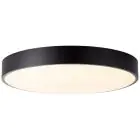 Brilliant Slimline Luce da soffitto Metallo Plastica Bianca Nero 58W 6800lm - 830-865 CCT | 490mm - Telecomando Dimmerabile