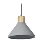 Ledvance Decor Cemento/Acciaio/Legna Luce Pendente 220 Scuro Grigio | Adatto per E27