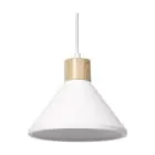 Ledvance Decor Intonaco/Acciaio/Legna Luce Pendente Bianca | Adatto per E27