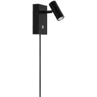 Nordlux Luce da parete Omari 3.2W 827 320lm 41D Nero - Metallo | Bianco Molto Caldo